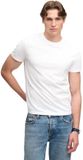 Superdry Essential Serif Logo T-shirt Heren M Optisch wit