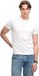 Superdry Essential Serif Logo T-shirt Heren M Optisch wit