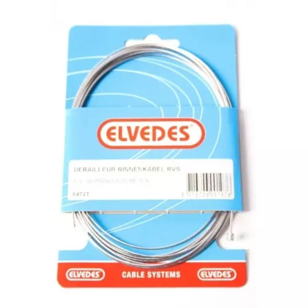 Elvedes Derailleur Binnenkabel RVS P.V. Shimano 3.00 Meter