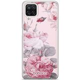 ERT GROUP mobiel telefoonhoesje voor Samsung A12 / M12 / F12 origineel en officieel erkend Babaco patroon Flowers 050