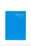 Collins Essentials Academic 2023-24 A5 Dag tot A Pagina Halverwege het jaar Dagboek Planner (Afspraken) School, College of Universiteit Term Journal - juli 2023 tot juli 2024 - Lichtblauw