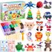 Set de pâte à modeler pour enfants, 39 pièces, avec livret d'instructions et outils