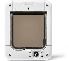 Cat Mate Vergrendelbaar Microchip Kattenluik - Wit