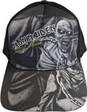 Rock Off Iron Maiden - Piece Of Mind Greyscale Baseball Cap - Zwart