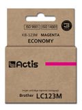 Actis KB-123M Magenta Cartouche d'encre (Compatible avec Brother LC123M/LC121M)