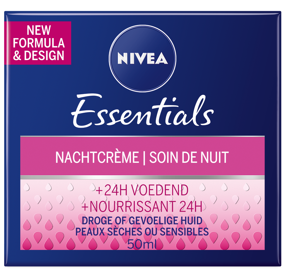 Nivea Essentials +24H Voedende Nachtcrème