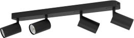 EGLO connect.z Telimbela-Z Smart Spot - GU10 - 58 cm - Zwart - Instelbaar RGB & wit licht - Dimbaar - Zigbee