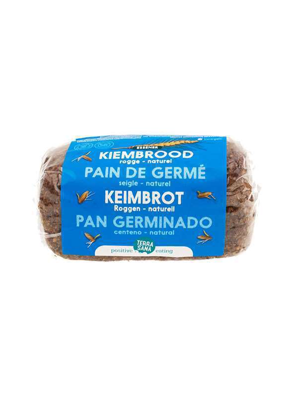 TerraSana Gekiemd Roggebrood 400gr