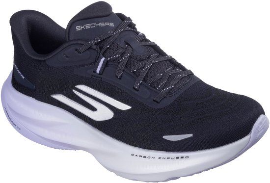 Skechers SKX AERO SPARK Dames Sportschoenen - Zwart / Paars