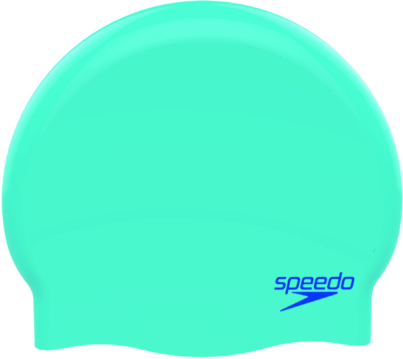 Speedo Plain Moulded badmuts Kinderen, blue