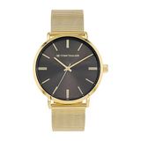 Tom Tailor Horloge met metalen band voor heren, zilver, waterdicht 3 bar, cadeau-idee, wordt geleverd in horloges, geschenkdoos, 2100596