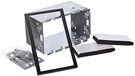CarSystem24 IT-CS-001 DIN dubbele DIN inbouwschacht metalen autoradio radio inbouwframe 2DIN