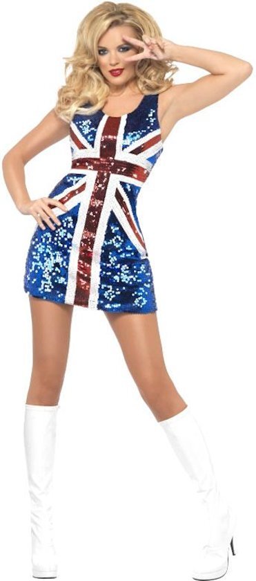 Smiffys Verenigd Koninkrijk-jurk voor vrouwen - Verkleedkleding - Small