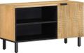Meuble TV en manguier 80x31,5x46 cm massif marron