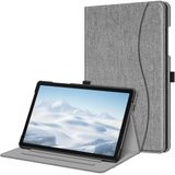 Fintie Hoes voor Samsung Galaxy Tab A9 Plus 11 inch 2023, Multi-Angle Folio Beschermhoes Documentenvak en Auto Sleep/Wake-functie voor Tablet A9+ SM-X210/X216/X218, grijs