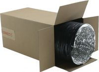 Combiconnect Afzuigslang ø 100mm 10 meter - Zwart/Zilver