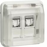 Berker Hager 14103502 BER DATA-AANSL.CAT6.2-V W1 WT