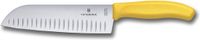 Victorinox Santokumes Swiss Classic, rvs geel kunststof