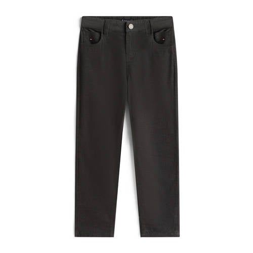 Tommy Hilfiger corduroy baggy casual broek zwart