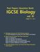 IGCSE Biologie Banque de questions avec examens précédents