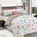 Italian Calypso Fashion dekbedovertrekset, linnen, multi, gestipt, 150x200 cm, 1 kussensloop, 52x82 cm