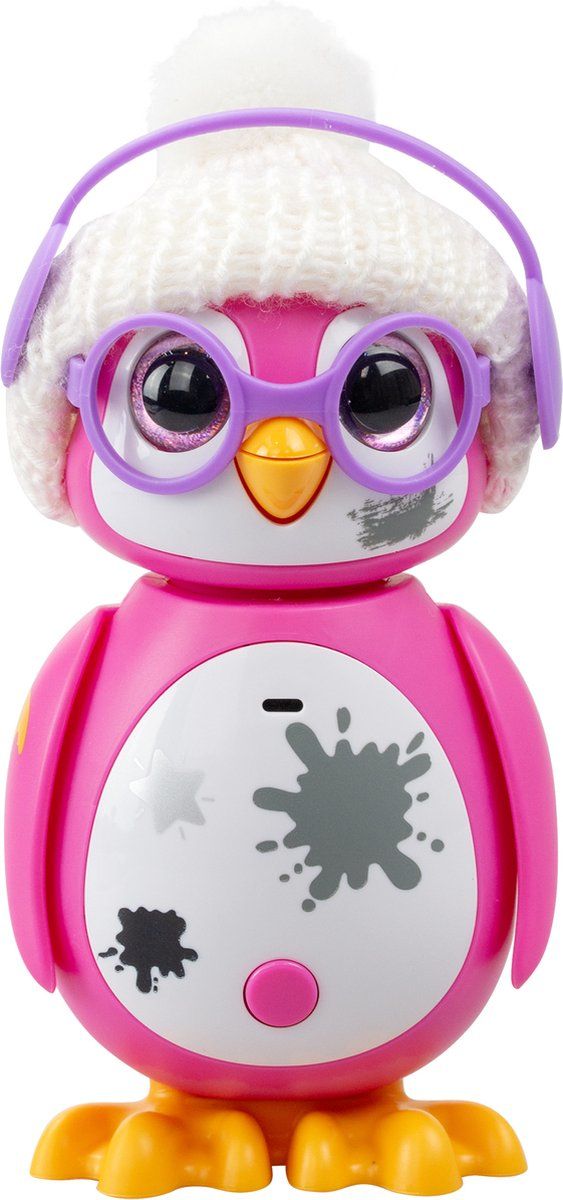 Silverlit Rescue Penguin Mini - Pink Interactive Penguin Toy