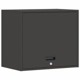 vidaXL Wandkast voor garage zwart 60 x 40 x 53 cm poedercoating staal
