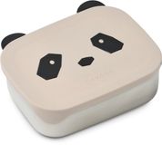Liewood Lunchtrommel Arthur Panda Wit RVS/Siliconen 0.90 L