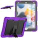 Case iPad Case for 10.2 9th/8th/7th Generation 2021/2020/2019 with Foldable Stand, Fashionable Shockproof Three-in-One Design Cover Purple