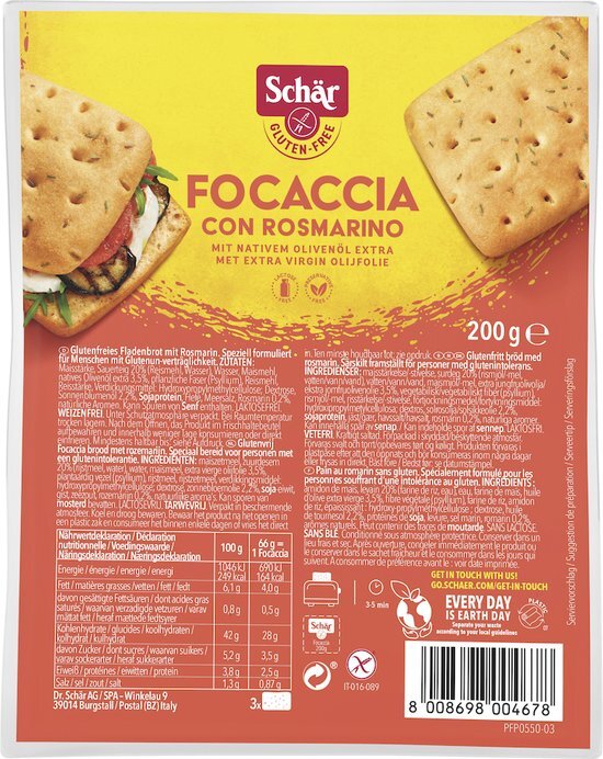 Schar Focaccia 200gr