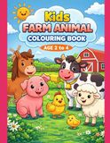 Kids Farm Animals Colouring Book for Kids