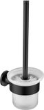 BES LED WC Borstel met Houder - Toiletborstelhouder - Leoni Rimbo - Rond - Mat Zwart