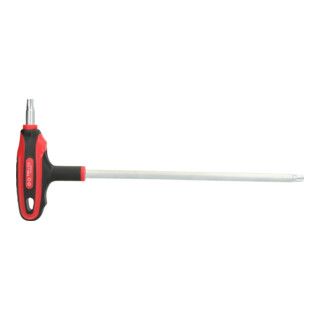 KS Tools ERGOTORQUEplus T-greep TX inbussleutel, geboord, TB40 - 1 stuk