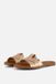 OH MY SANDALS Slippers brons Leer - Maat 37