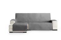 Eysa Oslo bankovertrek, polyester, C/6 grijs-grijs, Chaise longue 240 cm.