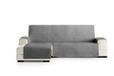 Eysa Oslo bankovertrek, polyester, C/6 grijs-grijs, Chaise longue 240 cm.