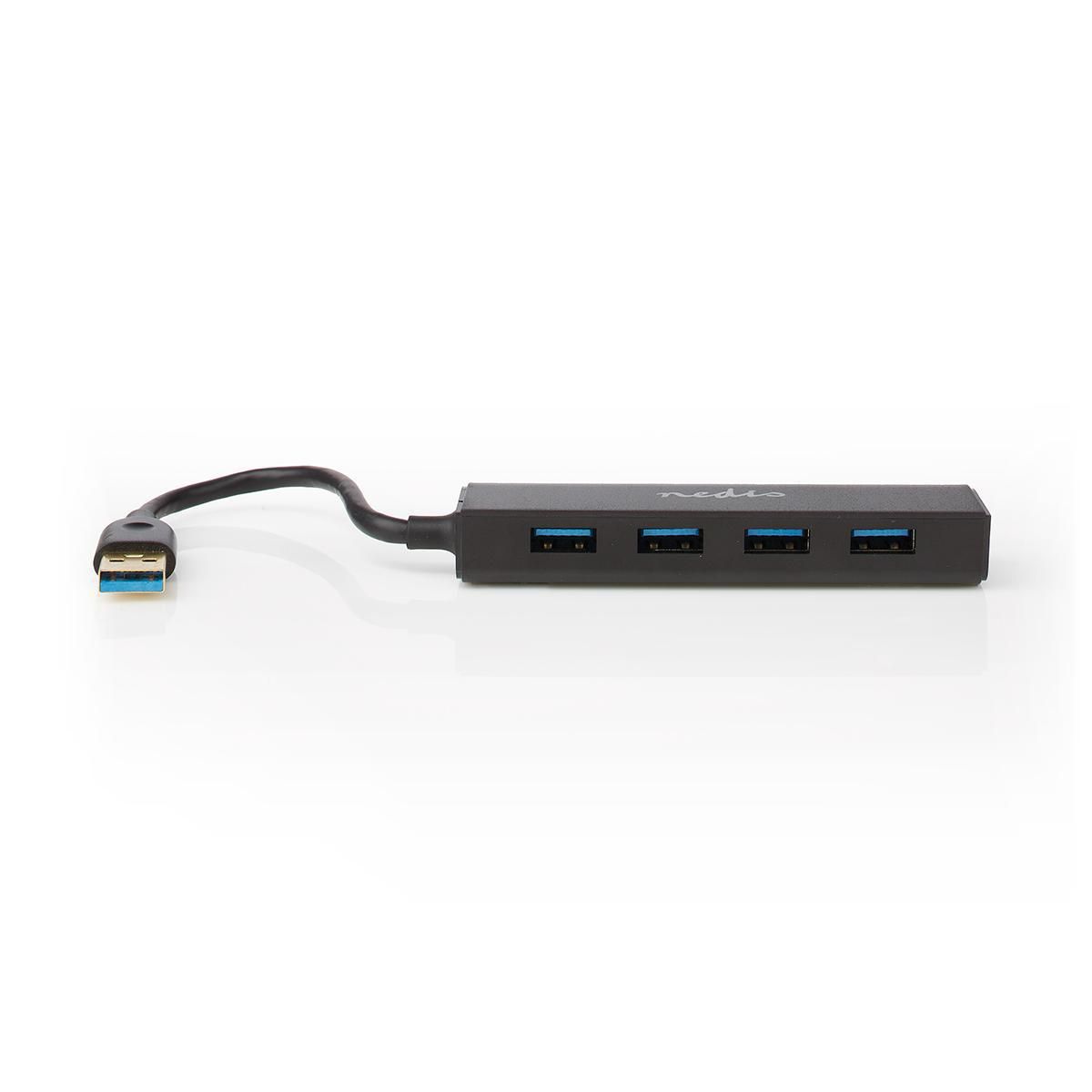 Nedis USB-C Hub - 4x USB 3.1 - Zwart