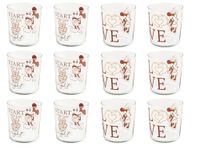 H&h Set van 12 Mickey Minnie The Blogger Cl35 glazen