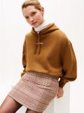 Tommy Hilfiger Dames Gebreide Trui Katoen/Polyester L Herfst/Winter 2025
