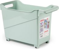 Plastic Forte Opberg Trolley Container - Mintgroen - Kunststof - L38 x B18 x H26 cm