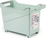 Plastic Forte Opberg Trolley Container - Mintgroen - Kunststof - L38 x B18 x H26 cm