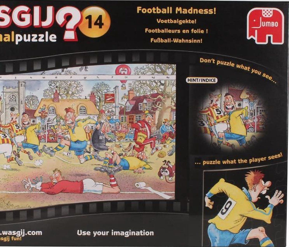 Wasgij Original 14 Voetbalgekte puzzel - 500 stukjes