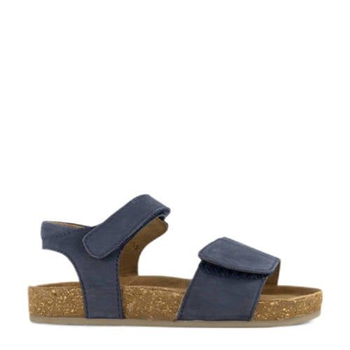 Vty leren sandalen blauw