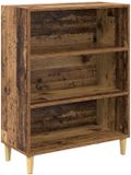 vidaXL Dressoir Oudhout 69,5 x 32,5 x 90 cm Bewerkt hout