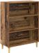vidaXL Dressoir Oudhout 69,5 x 32,5 x 90 cm Bewerkt hout