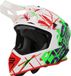 Acerbis X-Track Wit Groen Rood Crosshelm - Helm