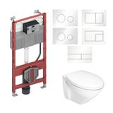 Boss & Wessing TECE TECE Profil Toiletset set78 Randloos BWS Sanindusa Cetus met TECE Drukplaat