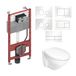 Boss & Wessing TECE TECE Profil Toiletset set78 Randloos BWS Sanindusa Cetus met TECE Drukplaat