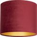 Uniqq Abat-jour velours rouge Ø 40 cm – 30 cm de haut
