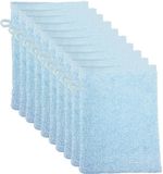 The One Serviette de toilette - 15x21 cm - 10 pièces - Qualité hôtel - 500 g/m² - 100% Coton peigné - Bleu clair